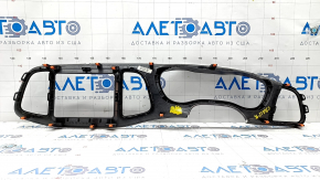 Front panel trim speedometer frame under monitor Dodge Challenger 15-19 graphite