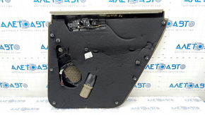 Door trim card rear left Audi Q7 4L 10-15 beige, molding under wood gloss, BOSE, scratches, for cleaning