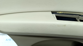 Door trim card rear left Audi Q7 4L 10-15 beige, molding under wood gloss, BOSE, scratches, for cleaning