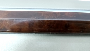 Door trim card rear right Audi Q7 4L 10-15 beige, molding under wood gloss, BOSE, scratches, needs cleaning, dents, broken fastening