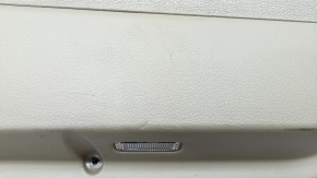 Door trim card rear right Audi Q7 4L 10-15 beige, molding under wood gloss, BOSE, scratches, needs cleaning, dents, broken fastening
