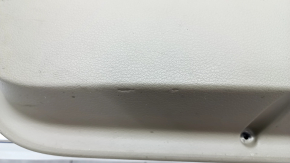 Door trim card rear right Audi Q7 4L 10-15 beige, molding under wood gloss, BOSE, scratches, needs cleaning, dents, broken fastening