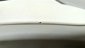Door trim card front left Audi Q7 4L 10-15 beige, molding under wood gloss, BOSE, scratches, for cleaning, torn, under seat memory, broken fastening, cracked