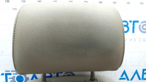 Passenger seat Audi Q7 4L 10-15 with airbag, electric, heated, beige leather, scratches on plastic, backrest peeled off, worn
