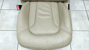 Driver's seat Audi Q7 4L 10-15 with airbag, electric, heated, beige leather, worn, for cleaning