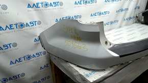 Rear bumper upper part Ford Explorer 16-19 white, pressed, broken fasteners