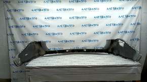 Rear bumper upper part Ford Explorer 16-19 white, pressed, broken fasteners