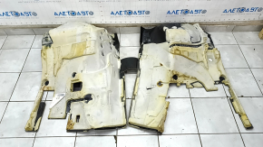Front floor covering Audi Q7 4L 10-15 beige, for cleaning