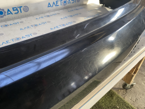 Rear bumper bare upper part Audi Q7 4L 10-15 black, with absorber, scratches