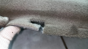 Floor covering rear Audi Q7 4L 10-15 beige, needs cleaning, torn