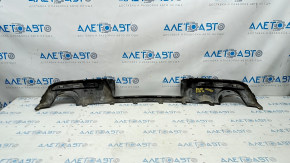 Rear bumper trim lower Ford Explorer 16-17 rest, under towbar, scratches, cracked fastener