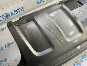 Rear bumper bare lower part Audi Q7 4L 10-15 silver, scratches
