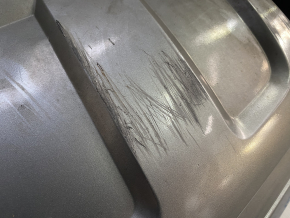 Rear bumper bare lower part Audi Q7 4L 10-15 silver, scratches