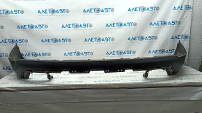 Rear bumper lower part Ford Explorer 16-17 structure, scratches, tear, broken fasteners