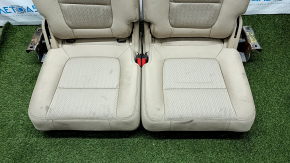 Rear row of seats 3rd row Ford Explorer 16-19 rag beige, dry clean, break