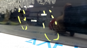 Rear panoramic glass Nissan Rogue 14-20 scratches