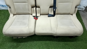 Rear row of seats 2nd row Ford Explorer 16-19 beige cloth, dry cleanable