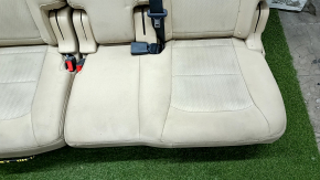 Rear row of seats 2nd row Ford Explorer 16-19 beige cloth, dry cleanable