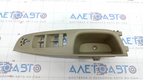 Front left window lift control trim Audi Q7 4L 10-15 beige, scratches