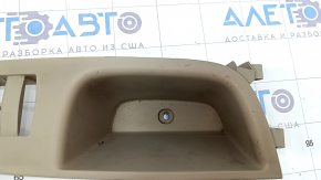 Front left window lift control trim Audi Q7 4L 10-15 beige, scratches