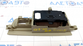 Window lifter control trim with ashtray rear right Audi Q7 4L 10-15 beige, scratches