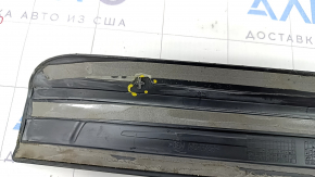 Door sill trim front left outer Audi Q7 4L 10-15 black, scratches, broken fasteners