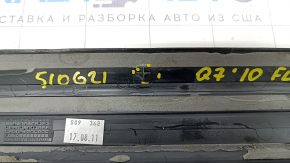 Door sill trim front left outer Audi Q7 4L 10-15 black, scratches, broken fasteners