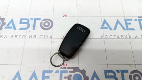 Key Audi Q7 4L 10-15 4 buttons, scratches, missing fragment, cannot be ejected
