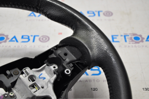 Naked steering wheel Toyota Avalon 13-18 leather black, scratches, worn