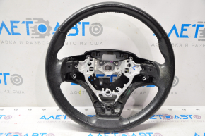 Naked steering wheel Toyota Avalon 13-18 leather black, scratches, worn
