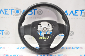Naked steering wheel Toyota Avalon 13-18 leather black, scratches, worn