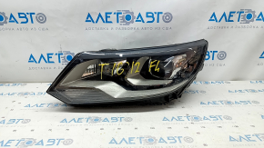 Headlight front left VW Tiguan 12-17 complete, rest, xenon + led, sand
