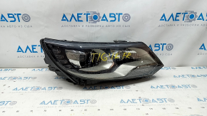Headlight front right VW Tiguan 12-17 complete, rest, xenon + led, sand, driftwood