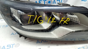 Headlight front right VW Tiguan 12-17 complete, rest, xenon + led, sand, driftwood
