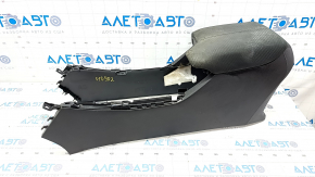 Central console armrest Honda Accord 13-17 velour black, dry cleanable, scratches