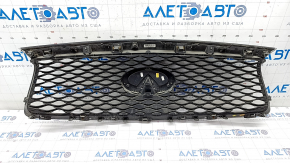 Radiator grill with Infiniti QX60 badge 16-rest, under camera, sand, pokes