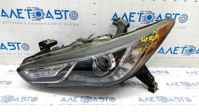 Headlight front left complete Infiniti QX60 16-18 rest, xenon, sand