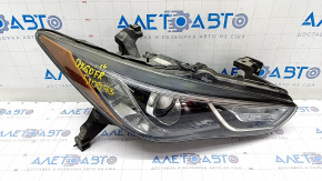 Front right headlight complete Infiniti QX60 16-18 rest, xenon, sand