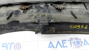 Front bumper lip Infiniti JX35 QX60 13- structure, dented, scratches, torn