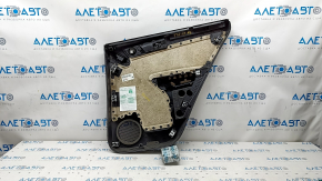 Door trim card rear left VW Tiguan 09-17 black leather, missing plug