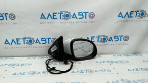 Side mirror right VW Tiguan 09-17 6 pins, turn signal, heated, white, scale on mirror element