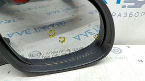 Side mirror right VW Tiguan 09-17 6 pins, turn signal, heated, white, scale on mirror element