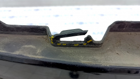 Bare front bumper Infiniti QX60 16-rest, black KH3, dented, broken fasteners