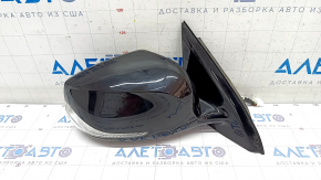 Side mirror right Infiniti JX35 QX60 16-rest, 17 pins, camera, heating, turn signal, black
