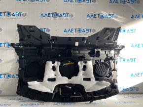 Rear shelf Honda Accord 13-17 black, broken fasteners, scratches