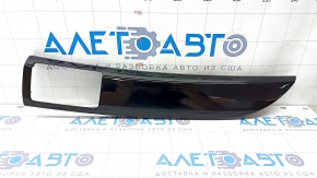 Dashboard cover right Honda Accord 16-17 black gloss, without air duct