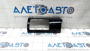 Dashboard cover left Honda Accord 16-17 black gloss, without air duct