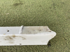 Tesla Model S 12-15 pre-restoration front glass crossbar, sawn off, dented