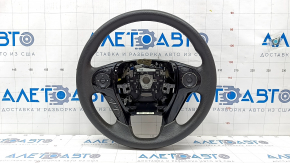 Naked steering wheel Honda Accord 13-17 rubber black, with buttons