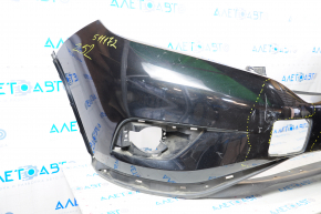 Front bumper bare Nissan Murano z52 15-18 dorest black G41 pressed, scratches, sand
